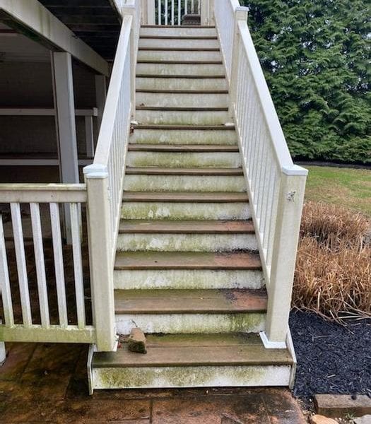 Your decks and fences get exposed to dirt, pollution, pollen, and moisture every day. Eventually, you will start to notice the effects that this exposure has on your wood decks and fences. The fence may look dingy in some areas. Mildew may start to grow in the dark corners of your deck. Pressure washing from our professional crews eliminates these and other problems so you can enjoy the beauty that your decks and fences had when they were new. Benefits of Deck & Fence Cleaning Residential deck and fence cleaning does more than remove dirt from your home’s wood surfaces. Many of our repeat clients say that they prefer professional deck and fence cleaning because it: Increases the lifespan of wood by eliminating mildew, moss, and other fungi. Prevents stains that can make wood look unattractive. Improves the safety of their decks and stairs. Removes spiderwebs, nests, and other signs of pests. We constantly improve our approach to give all of our clients the most effective deck and fence cleaning services. Our Deck & Fence Cleaning Process The crews that work at Maryland Pro Wash have access to the latest pressure washing equipment. Our professional pressure washing equipment lets us control the amount of pressure that we use during projects. That means we can clean your decks and fences without damaging the wood. We can also use non-toxic detergents when tackling difficult projects that don’t respond to pressure washing. We choose safe detergents to protect the health of your family, pets, plants, and property. When we leave, you won’t believe how much better your fence and deck look!