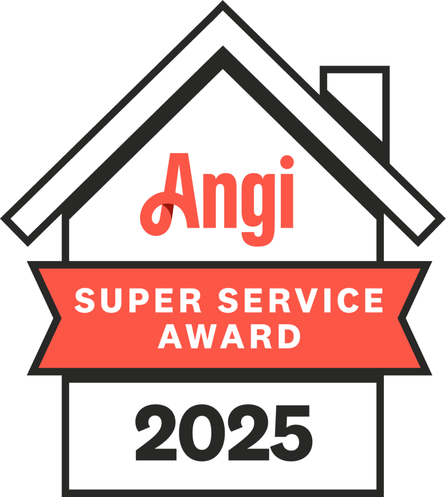 2025 Angi Super Service Award badge