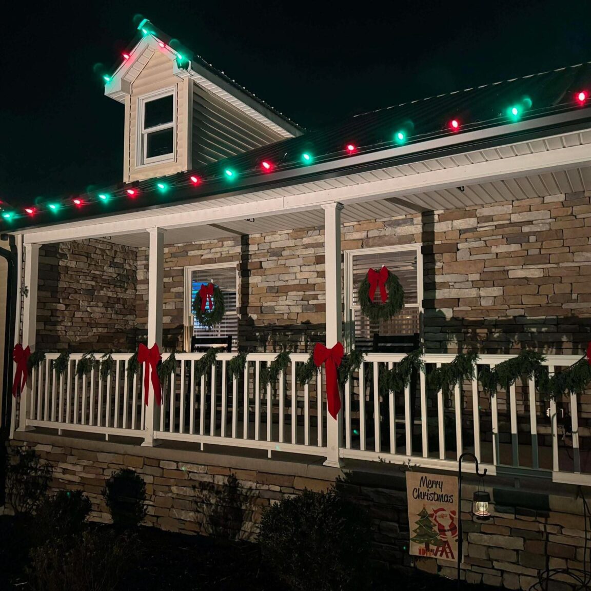 Christmas Light Installation in Aberdeen MD by Maryland Pro Wash