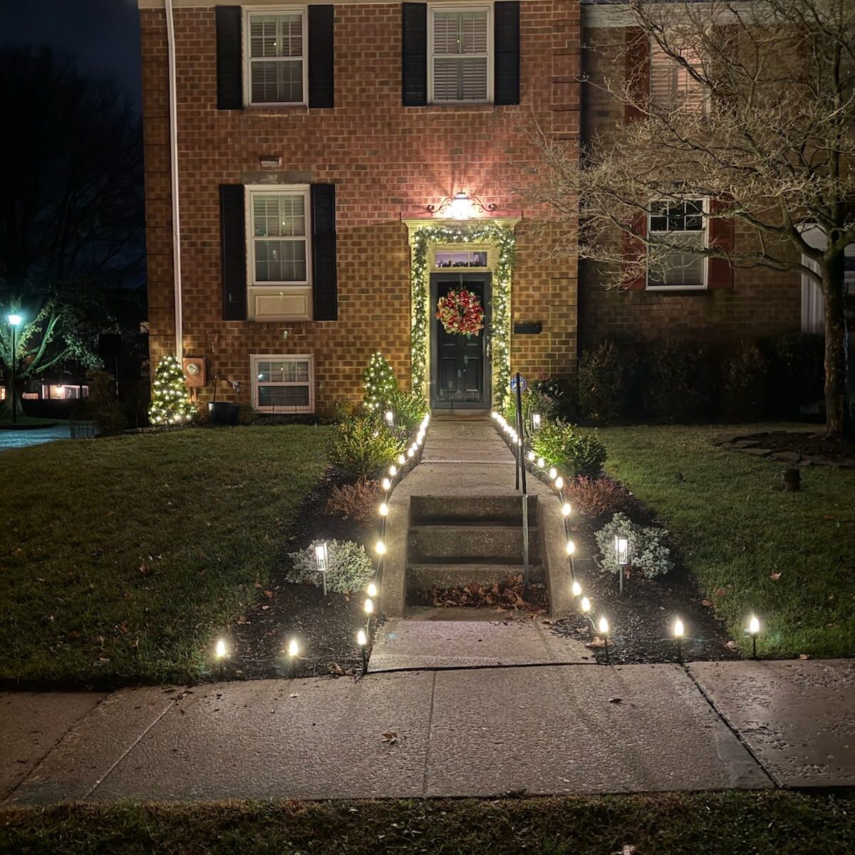 Christmas Light Installation in Ellicott City MD by Maryland Pro Wash