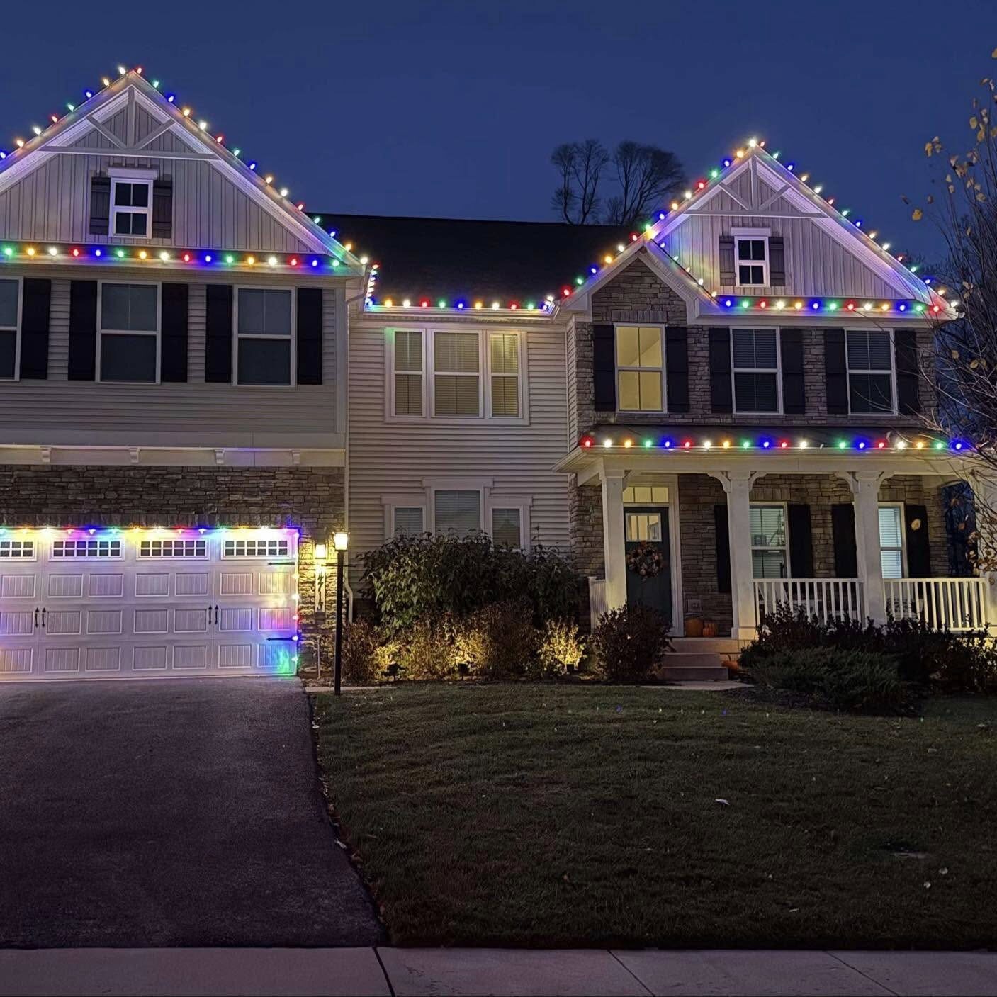 Christmas Light Installation in Jarrettsville MD by Maryland Pro Wash